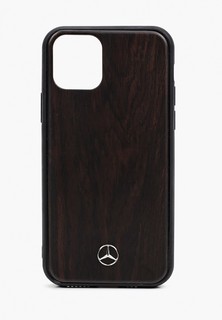 Чехол для iPhone Mercedes-Benz 11 Pro, Wood Rosewood Brown