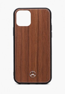 Чехол для iPhone Mercedes-Benz 11 Pro, Wood Walnut Brown