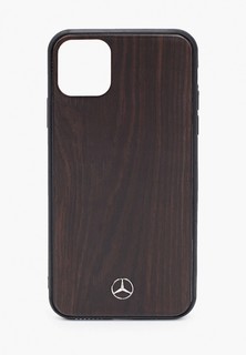 Чехол для iPhone Mercedes-Benz 11 Pro Max, Wood Rosewood Brown