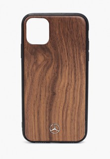 Чехол для iPhone Mercedes-Benz 11, Wood Walnut Brown