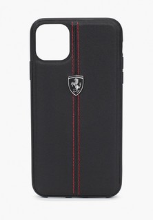 Чехол для iPhone Ferrari 11 Pro Max, Heritage W Leather Black