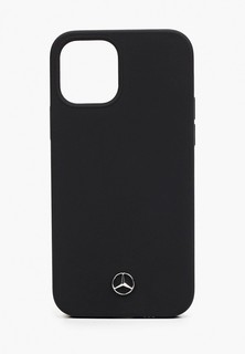 Чехол для iPhone Mercedes-Benz 12/12 Pro (6.1), Liquid silicone Black