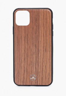 Чехол для iPhone Mercedes-Benz 11 Pro Max, Wood Walnut Brown