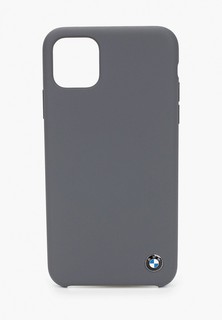 Чехол для iPhone BMW 11 Pro Max, Signature Liquid silicone Dark grey