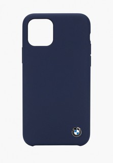 Чехол для iPhone BMW 11 Pro, Signature Liquid silicone Navy