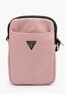 Сумка Guess Сумка для планшетов 8" Nylon Tablet bag with Triangle metal logo Pink