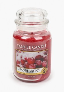 Свеча ароматическая Yankee Candle Клюквенный лед Cranberry ice 623 г / 110-150 часов