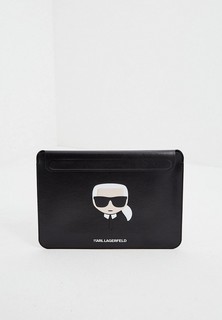 Чехол для ноутбука Karl Lagerfeld ноутбук 13", Ikonik Karl Sleeve Black