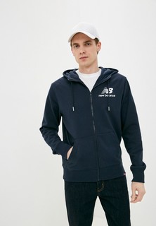 Толстовка New Balance ESSENTIALS STACKED FULL ZIP HOODIE