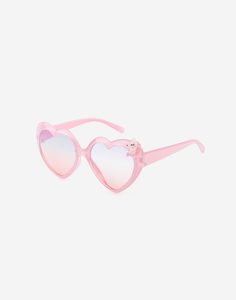 Розовые очки-сердечки Gloria Jeans