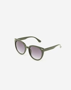 Серые солнцезащитные очки «Кошачий глаз» Gloria Jeans