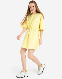 Жёлтое платье с кулиской Gloria Jeans