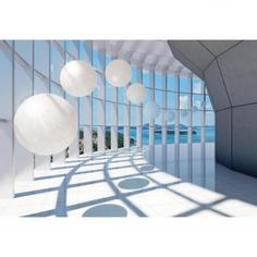 Фотообои Стеклянные шары 3D бумажные, 368x254см, WM-118 Postermarket