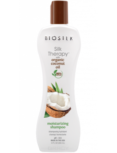 Domix, Шампунь с органическим Кокосовым маслом Organic Coconut Oil Moisturizing Shampoo, 355 мл Biosilk