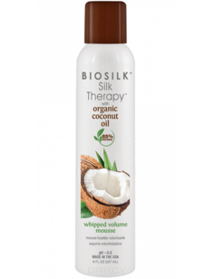 Biosilk, Мусс для создания объёмной укладки BioSilk Therapy With Coconut Oil Whipped Volume Mousse, 237 мл