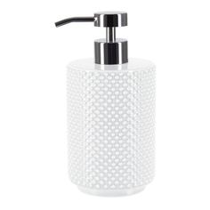 Дозатор для жидкого мыла Spirella Mero белый 8х16 см