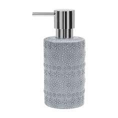 Дозатор для жидкого мыла Spirella Relief серый 7х15,5 см