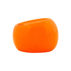 Стакан для зубных щёток Primanova Nora оранжевый 11х8х9 см
