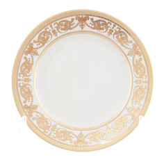 Набор тарелок imperial cream gold (6 шт) (falkenporzellan) золотой
