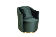Кресло verona (garda decor) зеленый 70x80x77 см.