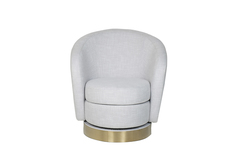 Кресло napoli (garda decor) серый 76x76x76 см.