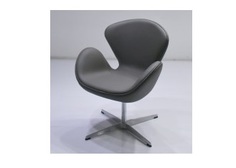 Кресло swan chair (bradexhome) серый 70x95x61 см.