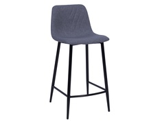 Стул полубарный vicky (bradexhome) серый 41x90x49 см.