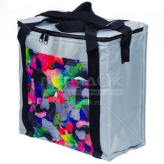 Сумка-холодильник UV-009/1 светло-серая, 34х17х34 см, 20 л