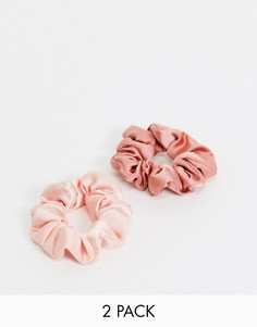 Набор из 2 резинок для волос розового и персикового цвета & Other Stories-Розовый цвет