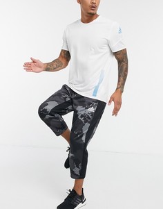 Серые джоггеры с камуфляжным принтом adidas Training-Серый