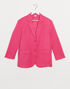 Розовый пиджак Monki Grace-Розовый цвет