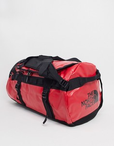 Красно-черная спортивная сумка дафл среднего размера вместимостью 71 л The North Face Base Camp-Черный