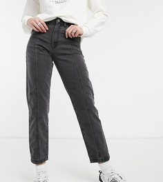 Прямые джинсы в стиле 90-х с декоративным швом выбеленного черного цвета Reclaimed Vintage Inspired-Голубой