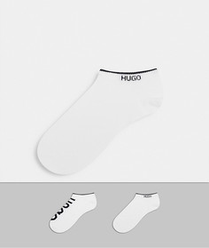 Набор из 2 пар белых спортивных носков с логотипом HUGO-Белый