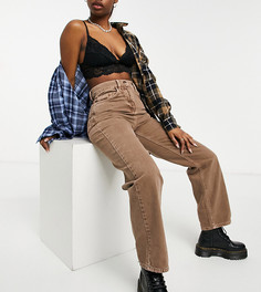 Коричневые джинсы в винтажном стиле 90-х Reclaimed Vintage Inspired-Коричневый цвет