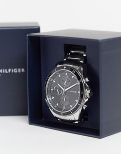 Серебристые мужские часы с браслетом Tommy Hilfiger 1791835-Серебристый