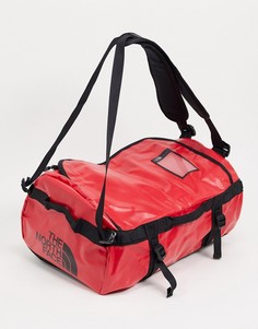 Красно-черная спортивная сумка дафл маленького размера вместимостью 50 л The North Face Base Camp-Черный