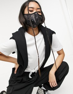Черная непрозрачная маска с вентиляцией RIPNDIP-Черный
