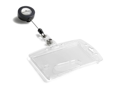 Держатель для пропуска Durable 54х85mm 80cm Transparent 8012-19