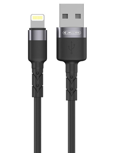 Аксессуар Jellico KDS-100 USB - Lightning Silicone 1m Black