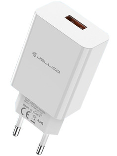 Зарядное устройство JJellico AQC-32 USB QC3.0 White