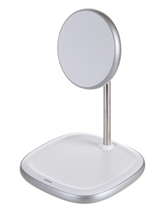 Зарядное устройство Baseus Swan Magnetic Desktop Bracket Wireless Charger для APPLE iPhone 12 White WXSW-02