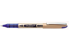 Ручка-роллер Zebra Zeb-Roller BE& AX7 0.7mm корпус Gold, стержень Blue EX-JB7-BL Зебра