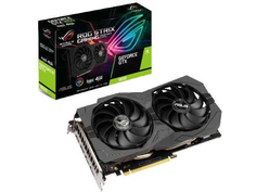 Видеокарта ASUS Rog Strix GeForce GTX 1650 Gaming 1410Mhz PCI-E 3.0 4096Mb 12000Mhz 128 bit 2xHDMI 2xDP ROG-STRIX-GTX1650-A4GD6-GAMING