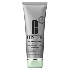 Угольная маска-скраб 2-в-1 Clinique