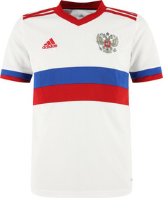 Гостевая футболка сборной России для мальчиков, adidas, размер 140