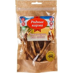 Лакомство для собак Родные Корма любой породы ухо свиное 30 г