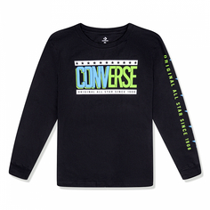 Детский лонгслив Collegiate Mix Up Long Sleeve Tee Converse