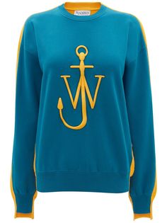 JW Anderson деконструированная толстовка с флисовой вставкой