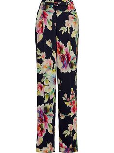 Ralph Lauren Collection прямые брюки с цветочным принтом